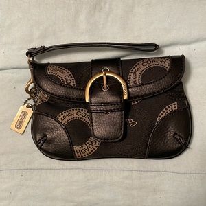 Black Coach Clutch
